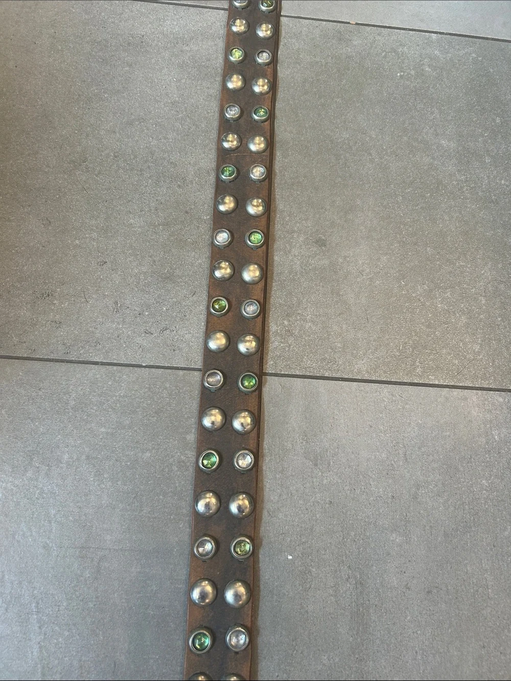 Jeff Gallea Studded Leather Belt